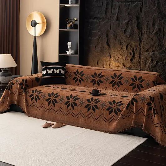 Luxurious Bohemian Style Chenille Sofa Cover