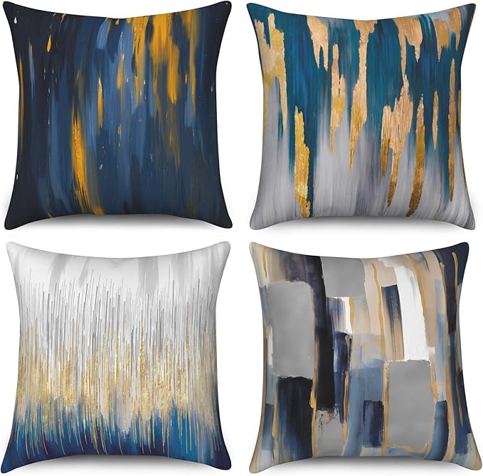 Gridless Cushion Covers Pack of 4
