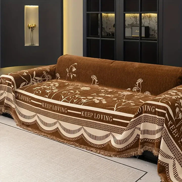 Vintage Chenille Sofa Cover