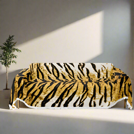 Striking Tiger Sofa Cover