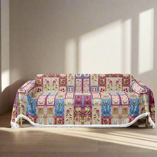 Cottage Floral Medley Sofa Cover