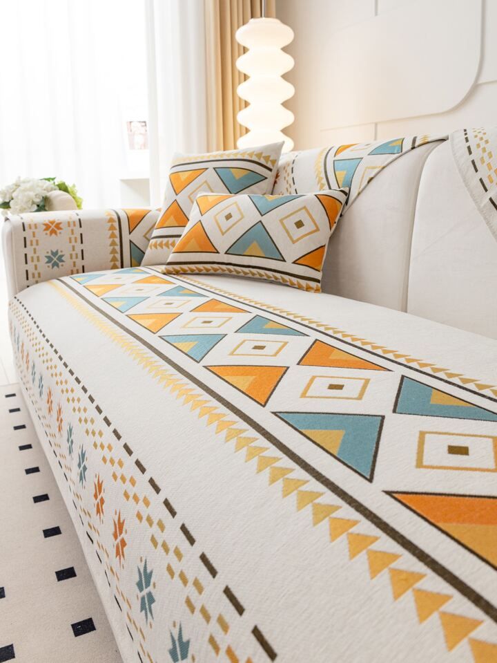 Boho Rest Sofa Cover Set With Cushion Covers