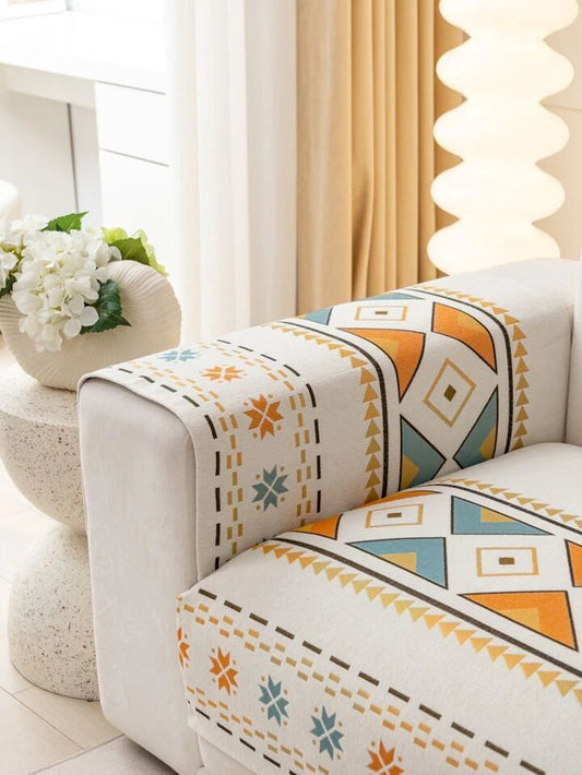 Boho Rest Sofa Cover Set With Cushion Covers