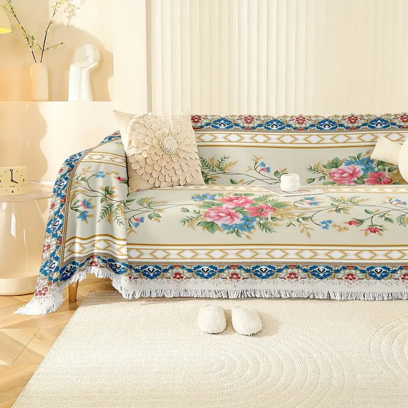 English Garden Floral Sofa Cover
