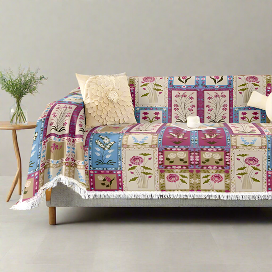 Cottage Floral Medley Sofa Cover