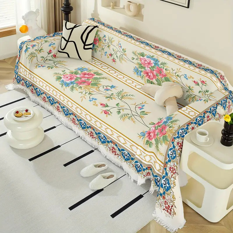 English Garden Floral Sofa Cover