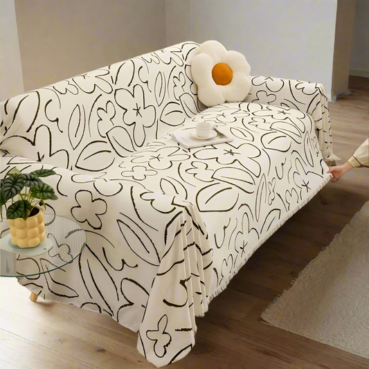 Gental Leaves Sofa Cover