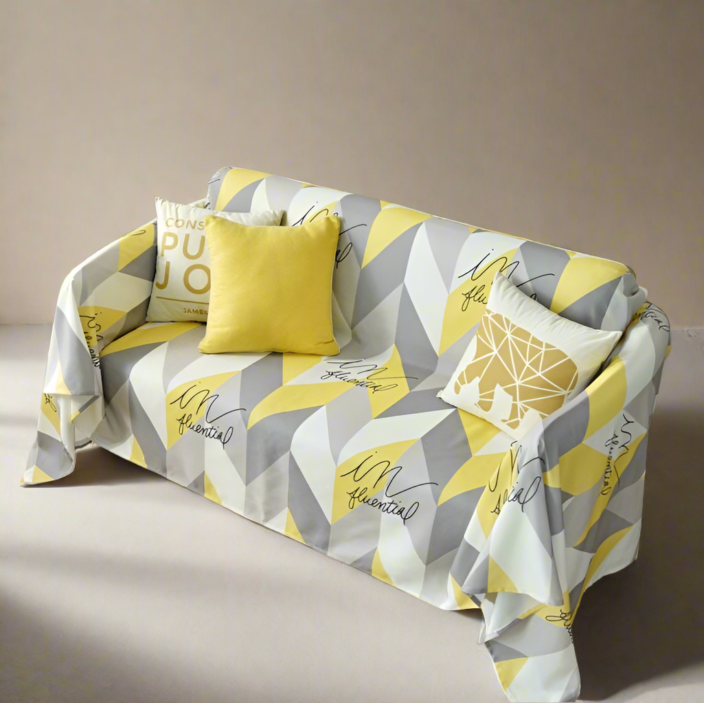 Grey influential Sofa Cover
