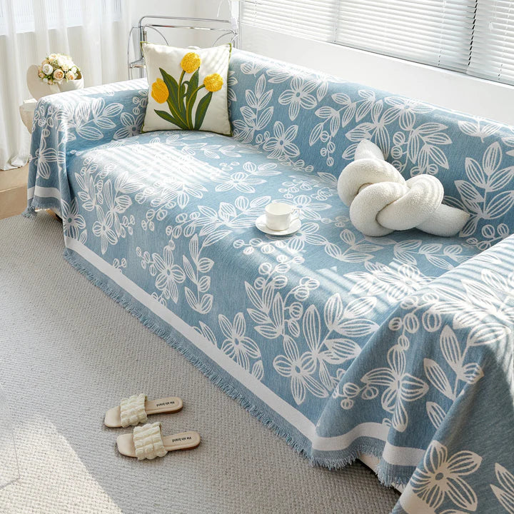 Floral Symphony Sofa Cover