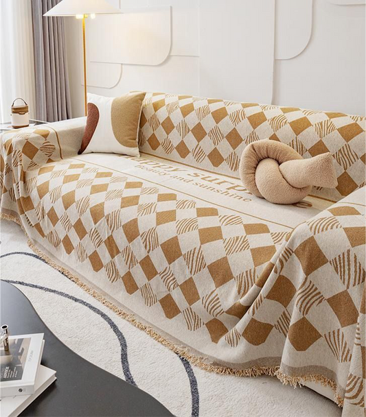 Coffee Toned Sofa Cover