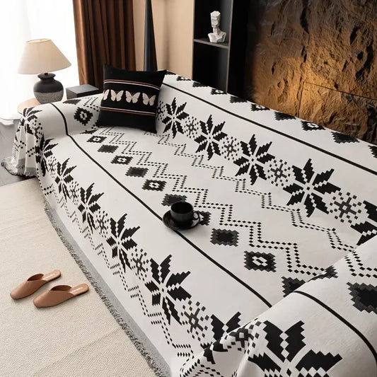 Luxurious Bohemian Style Chenille Sofa Cover