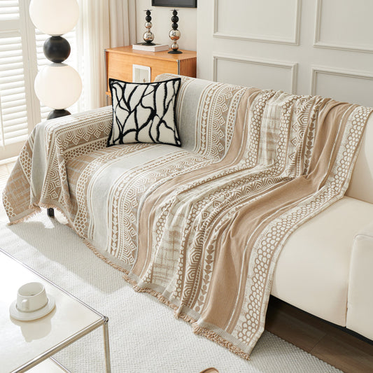 Boho Geometric Sofa Cover
