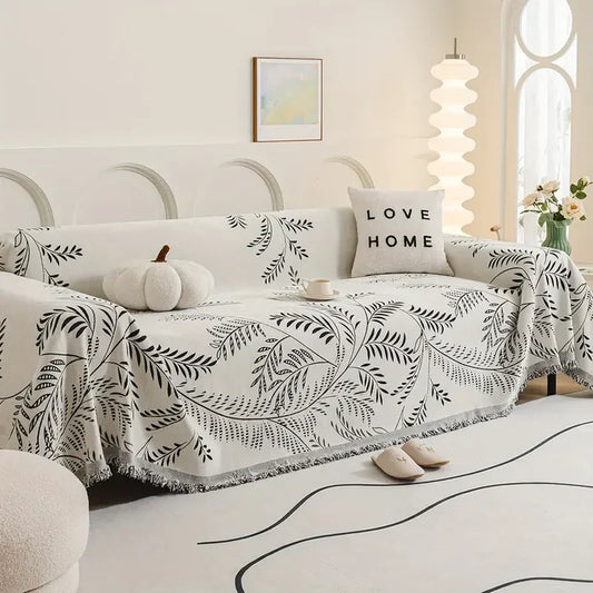 Minimalist Willow Branch Sofa Cover
