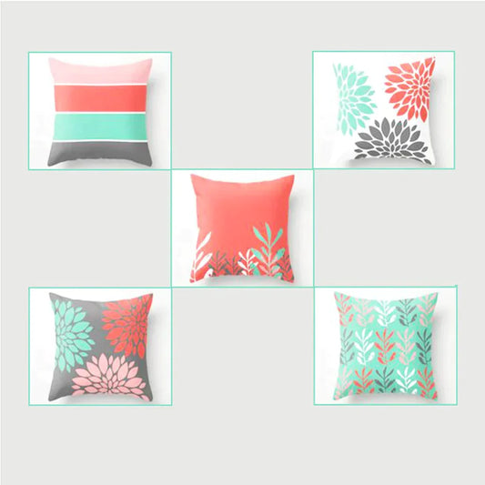 FRESH SPRING CUSHION COVER (PACK OF 5)