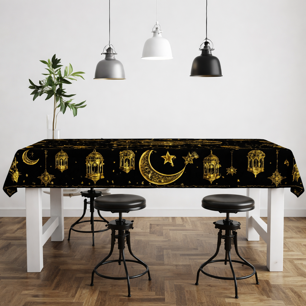 Ramdan Special Golden Table Covers