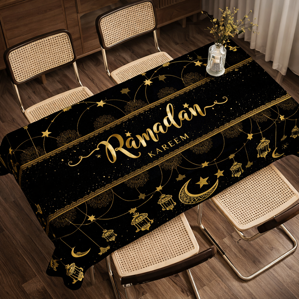 Ramdan Special Golden Table Covers